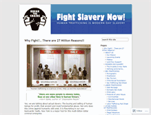 Tablet Screenshot of fightslaverynow.org